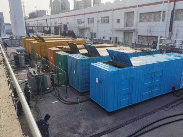 双鸭山柴油发电机出租案例展示
